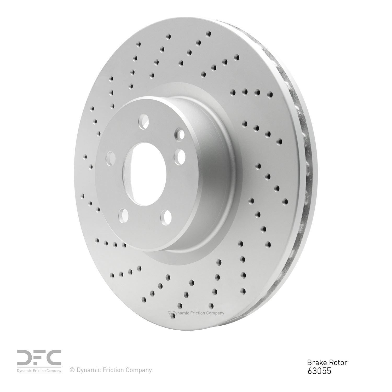 dynamic friction company disc brake rotor  frsport 624-63055