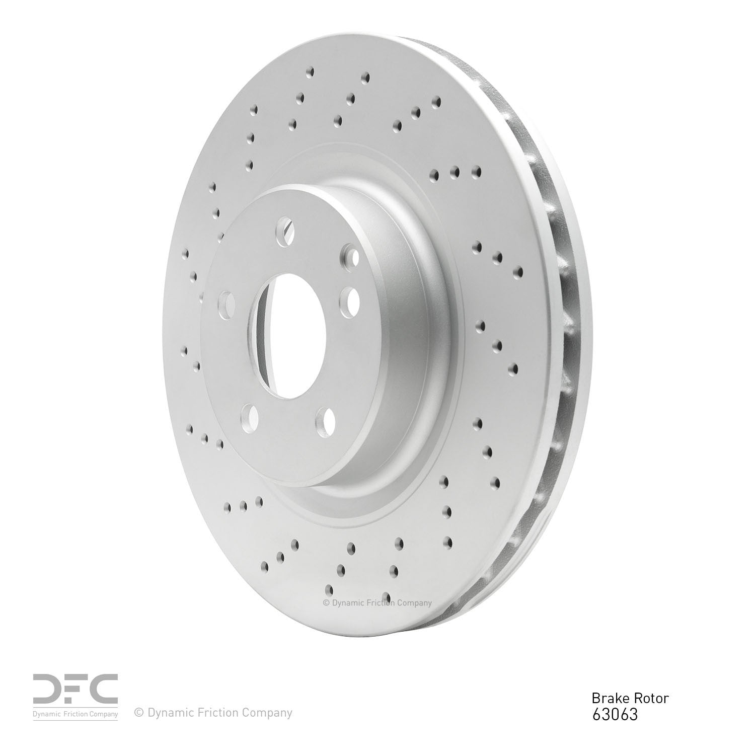 dynamic friction company disc brake rotor  frsport 624-63063