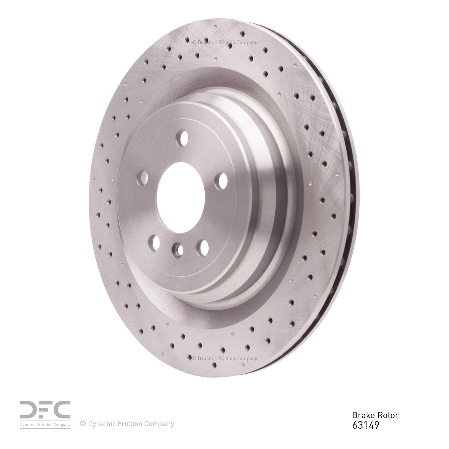 dynamic friction company disc brake rotor  frsport 624-63149