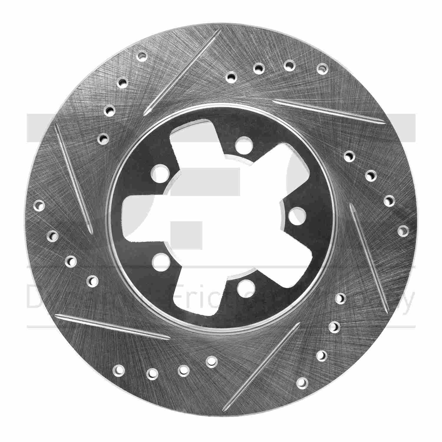 Dynamic Friction Company Disc Brake Rotor  top view frsport 631-67017L