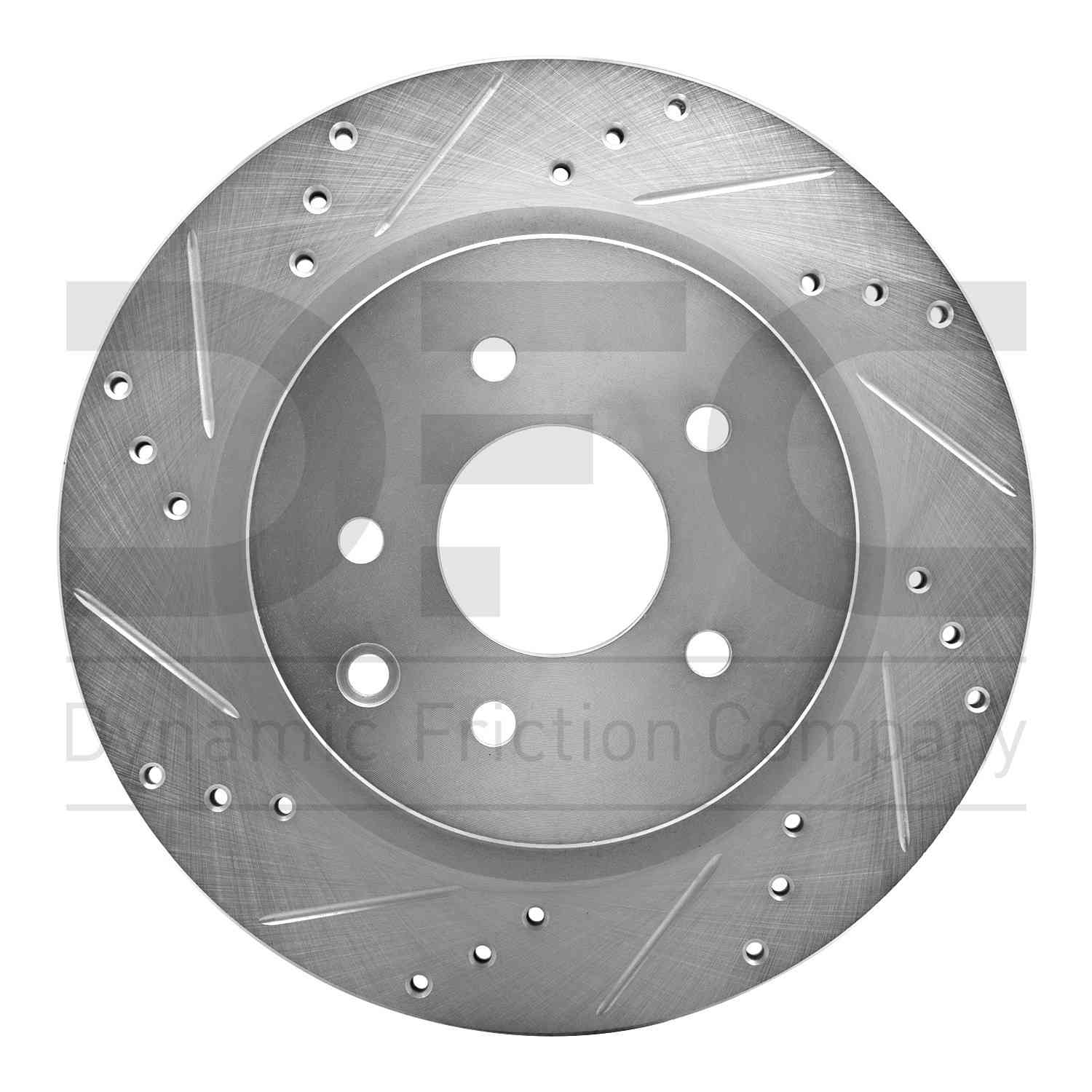 Dynamic Friction Company Disc Brake Rotor  top view frsport 631-67055L