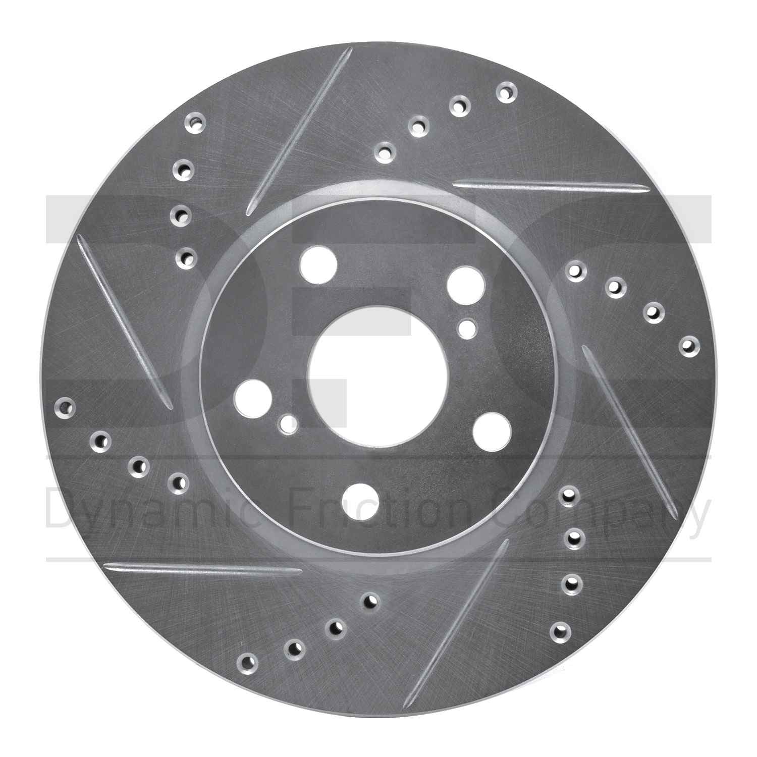 Dynamic Friction Company Disc Brake Rotor  top view frsport 631-76081L