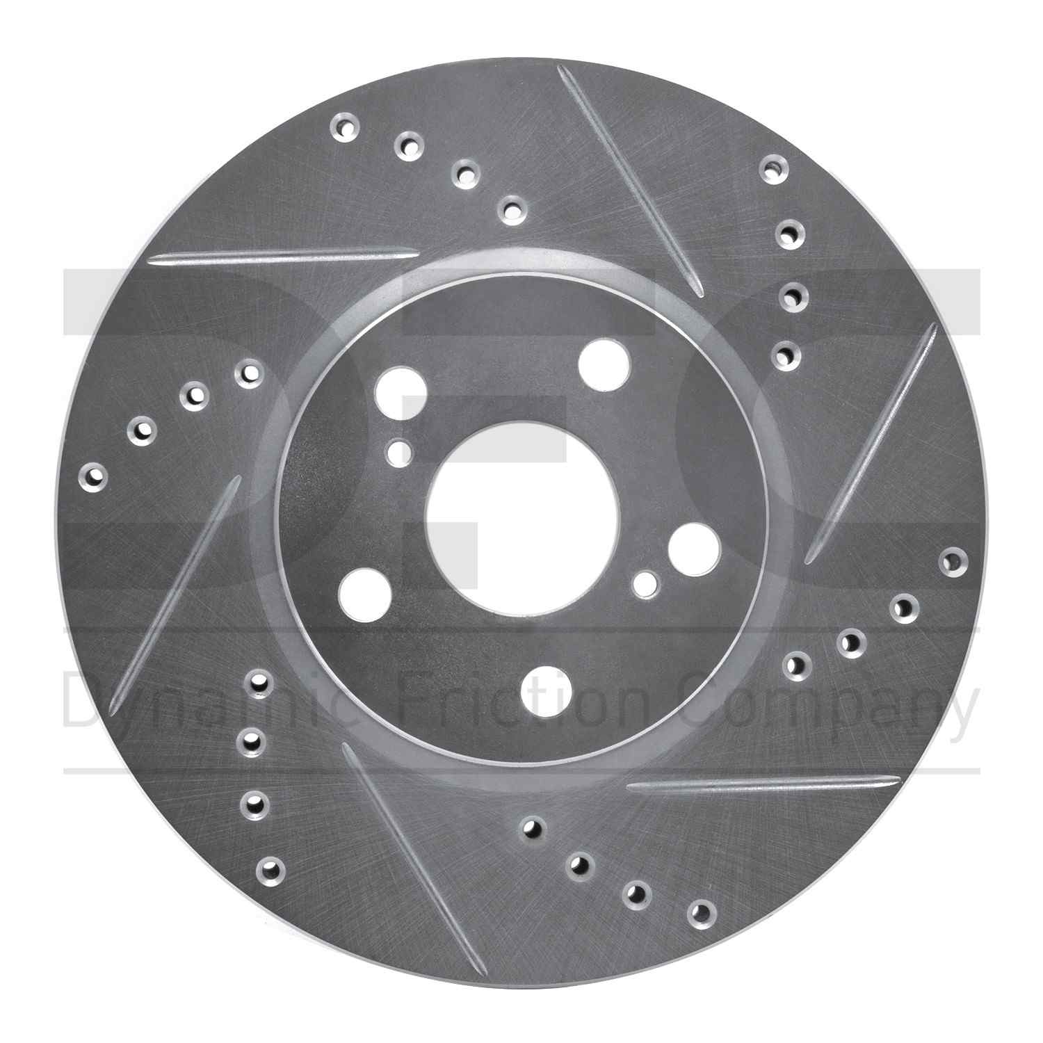 Dynamic Friction Company Disc Brake Rotor  top view frsport 631-76081R