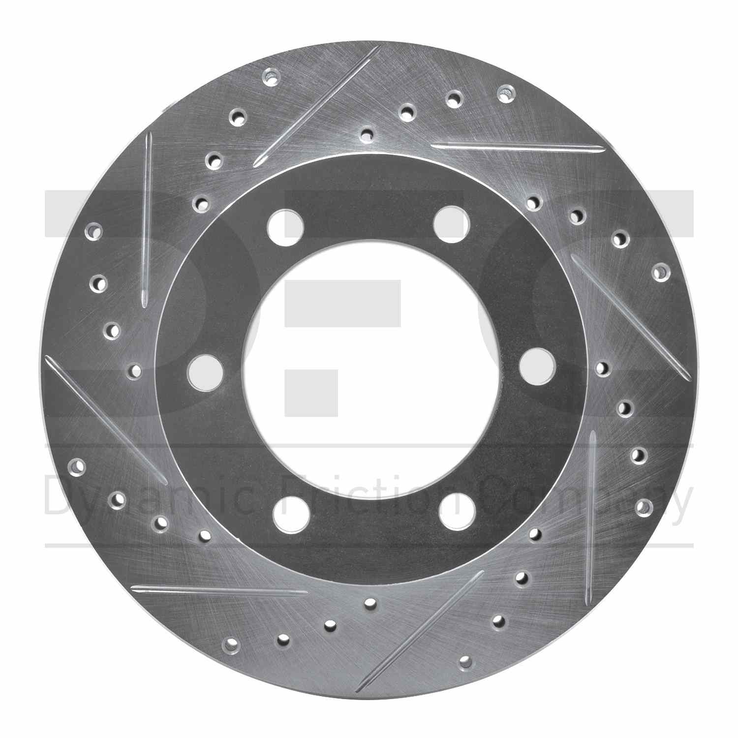 Dynamic Friction Company Disc Brake Rotor  top view frsport 631-76121L