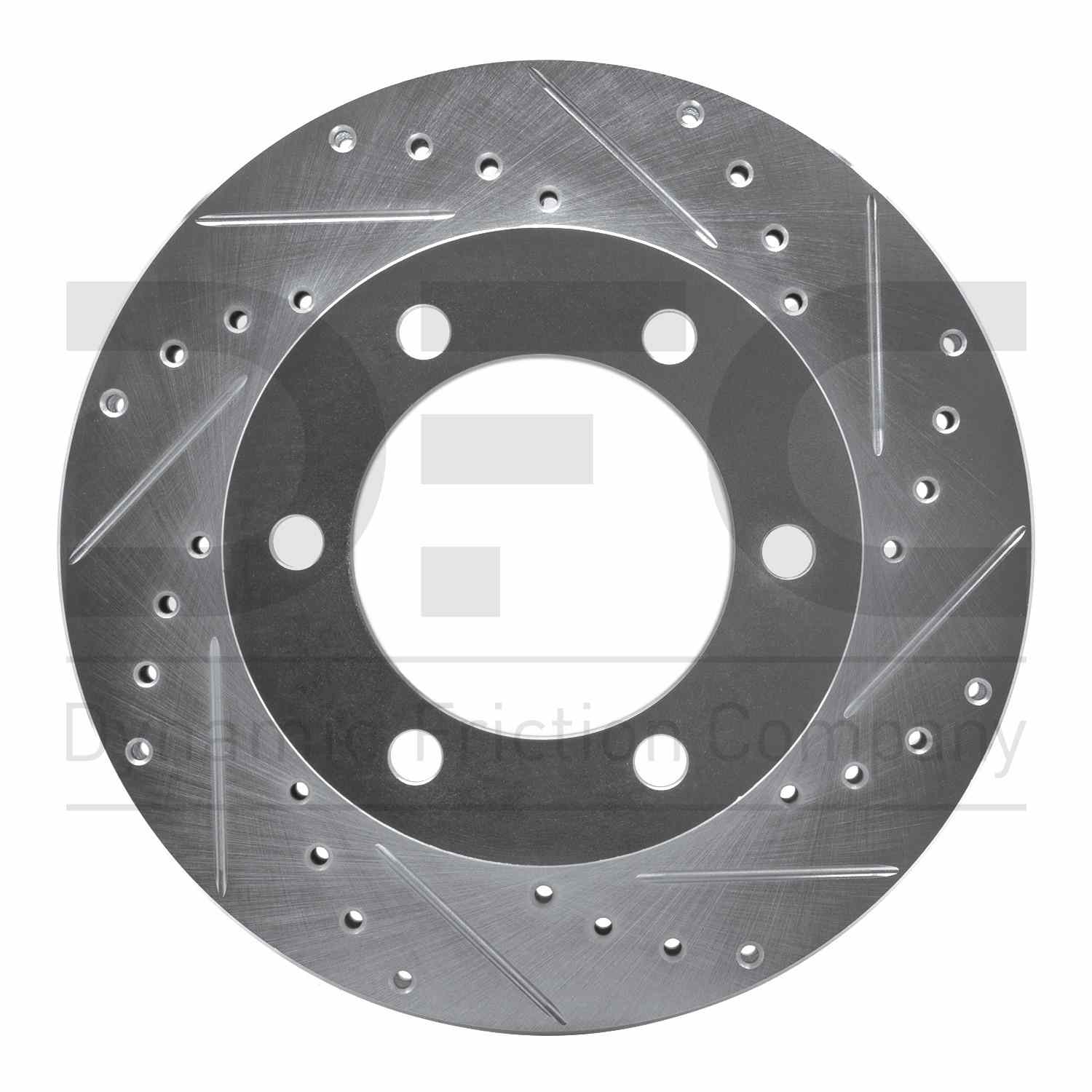 Dynamic Friction Company Disc Brake Rotor  top view frsport 631-76121R