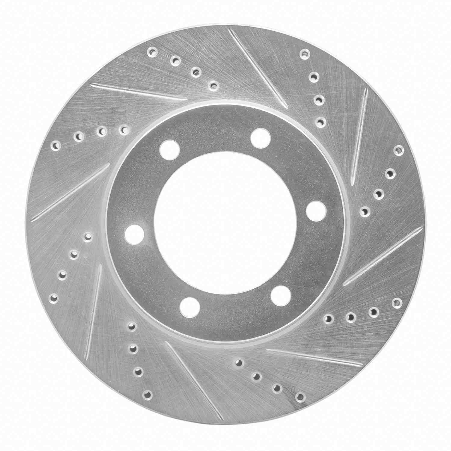 Dynamic Friction Company Disc Brake Rotor  top view frsport 631-76124R