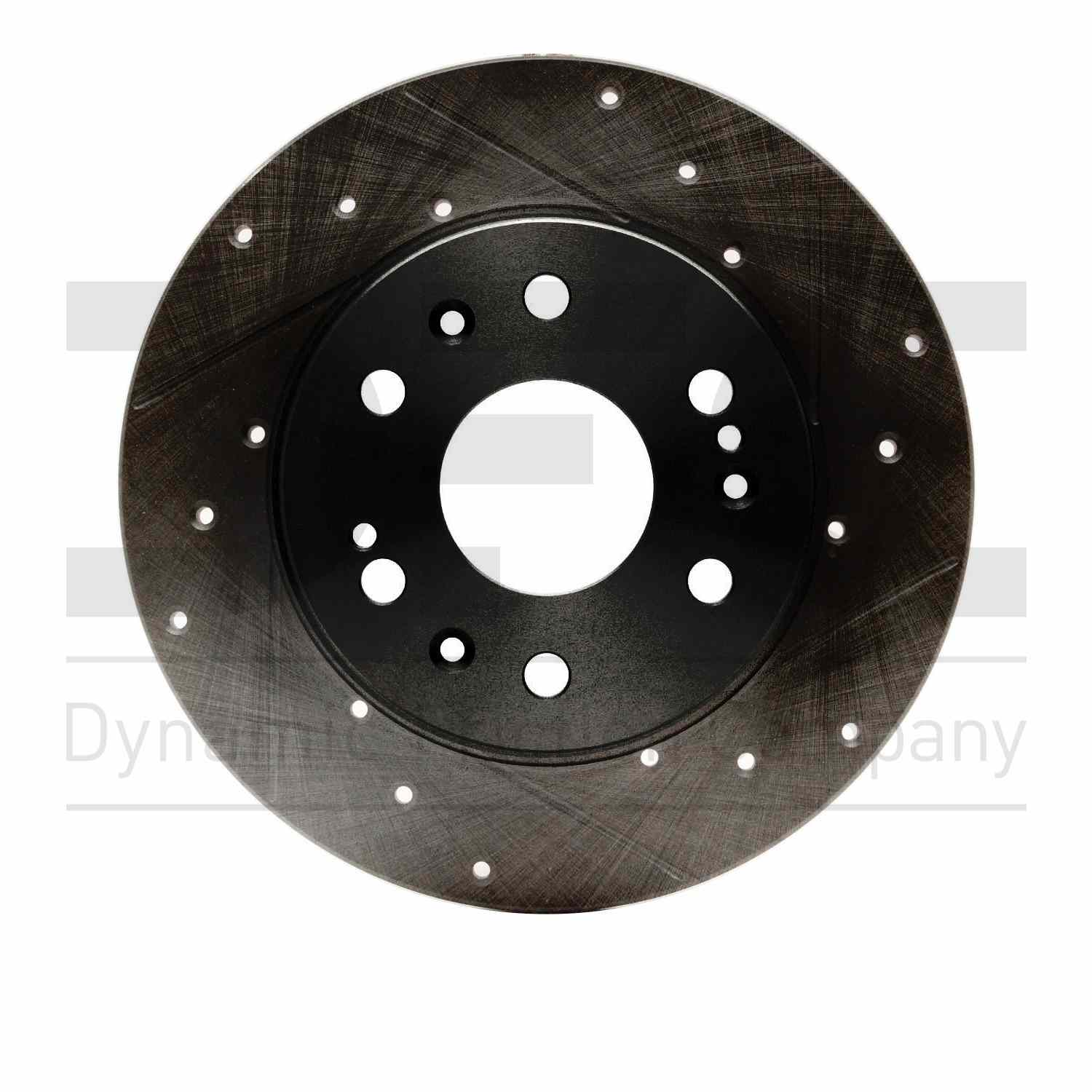 Dynamic Friction Company Disc Brake Rotor  top view frsport 633-48050R