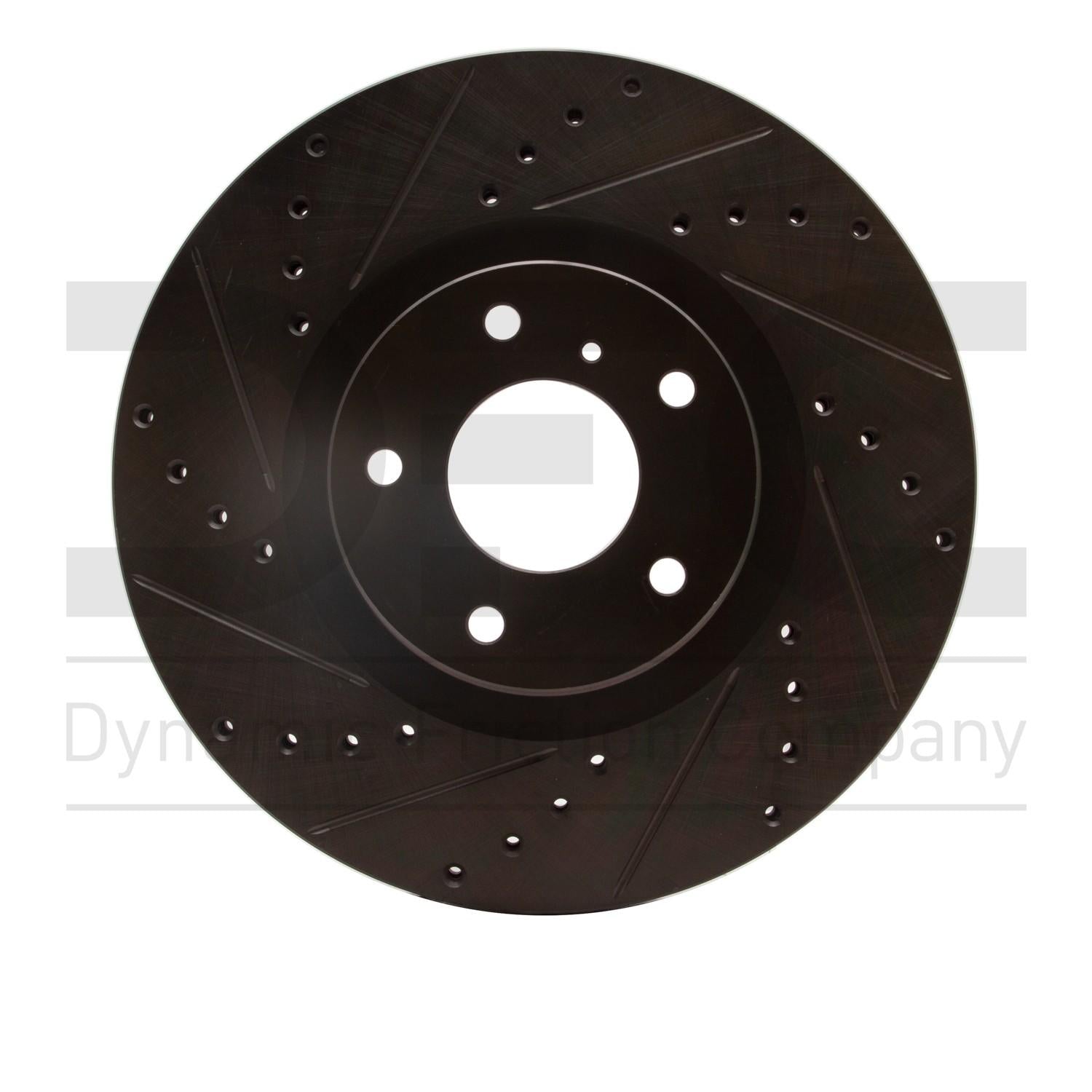 Dynamic Friction Company Disc Brake Rotor  top view frsport 633-67052L