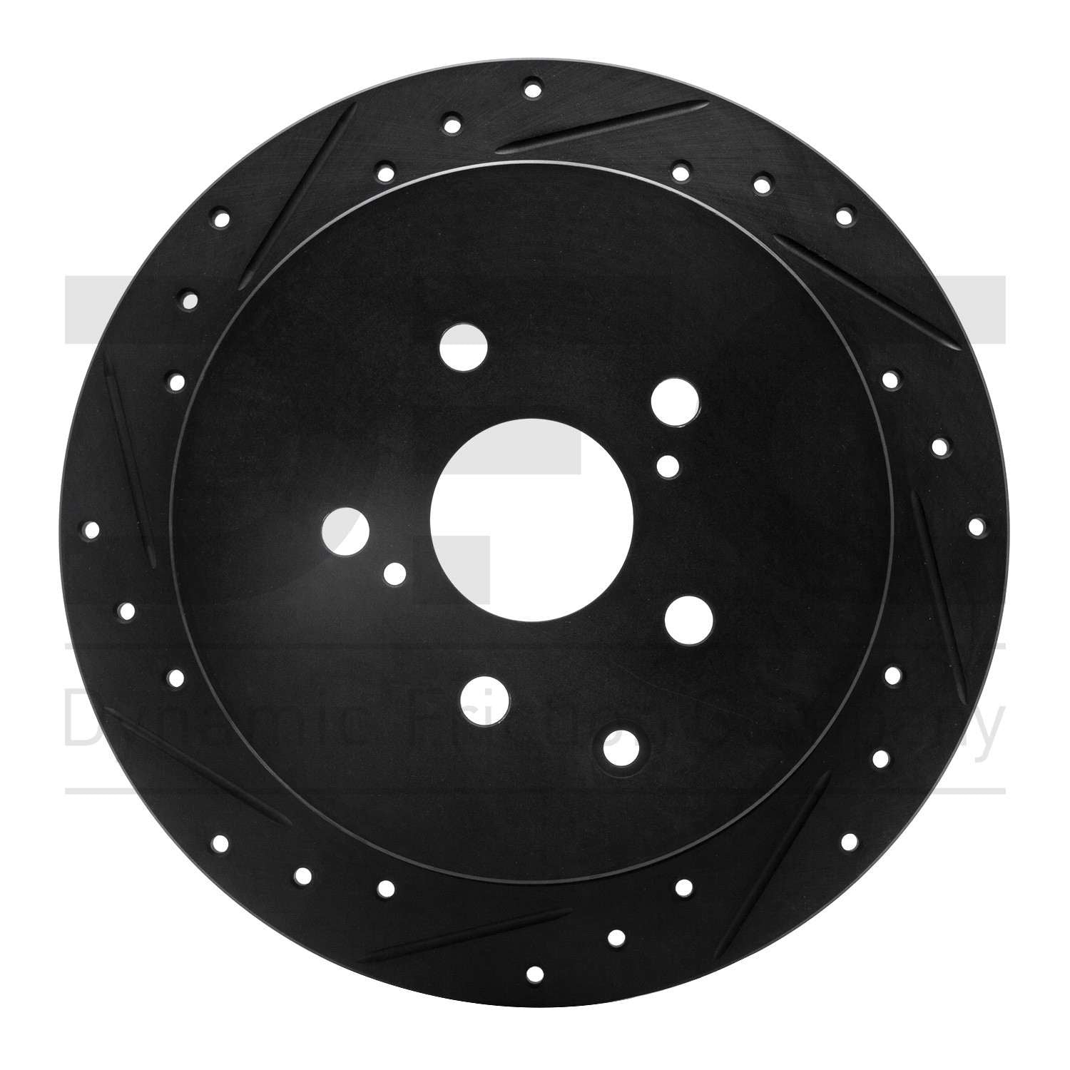 Dynamic Friction Company Disc Brake Rotor  top view frsport 633-76141L