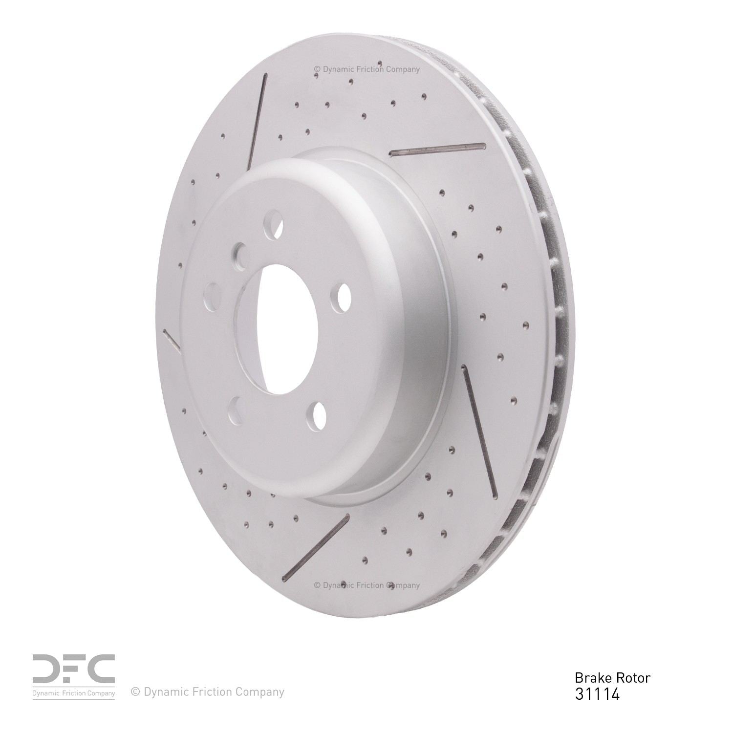 dynamic friction company disc brake rotor  frsport 640-31114