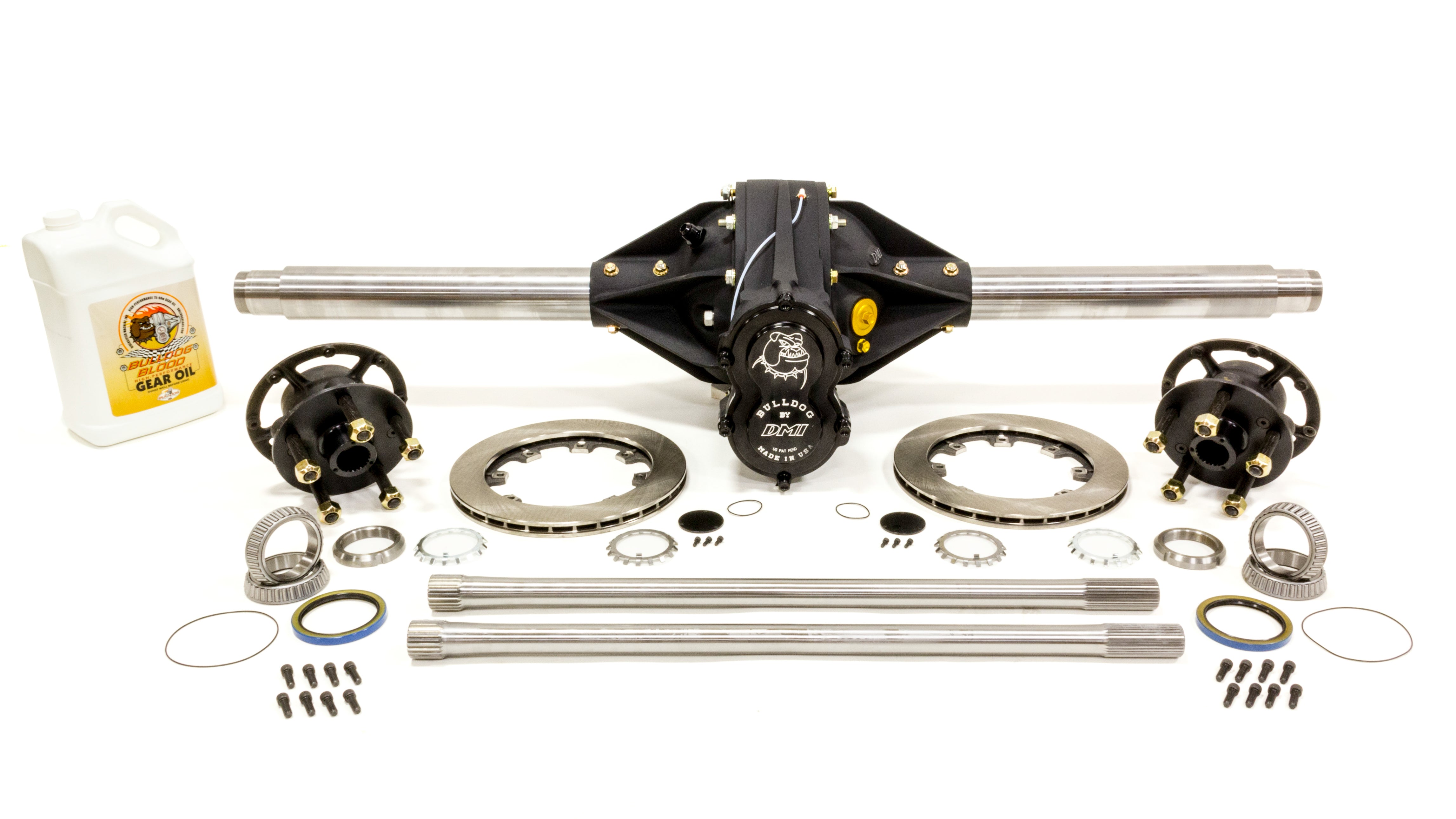 Diversified Machine Q/C Rearend Pro 4.12 w/ Tubes Hubs Rotors Hollow DMIIMCA4.12PRO-HA-KIT