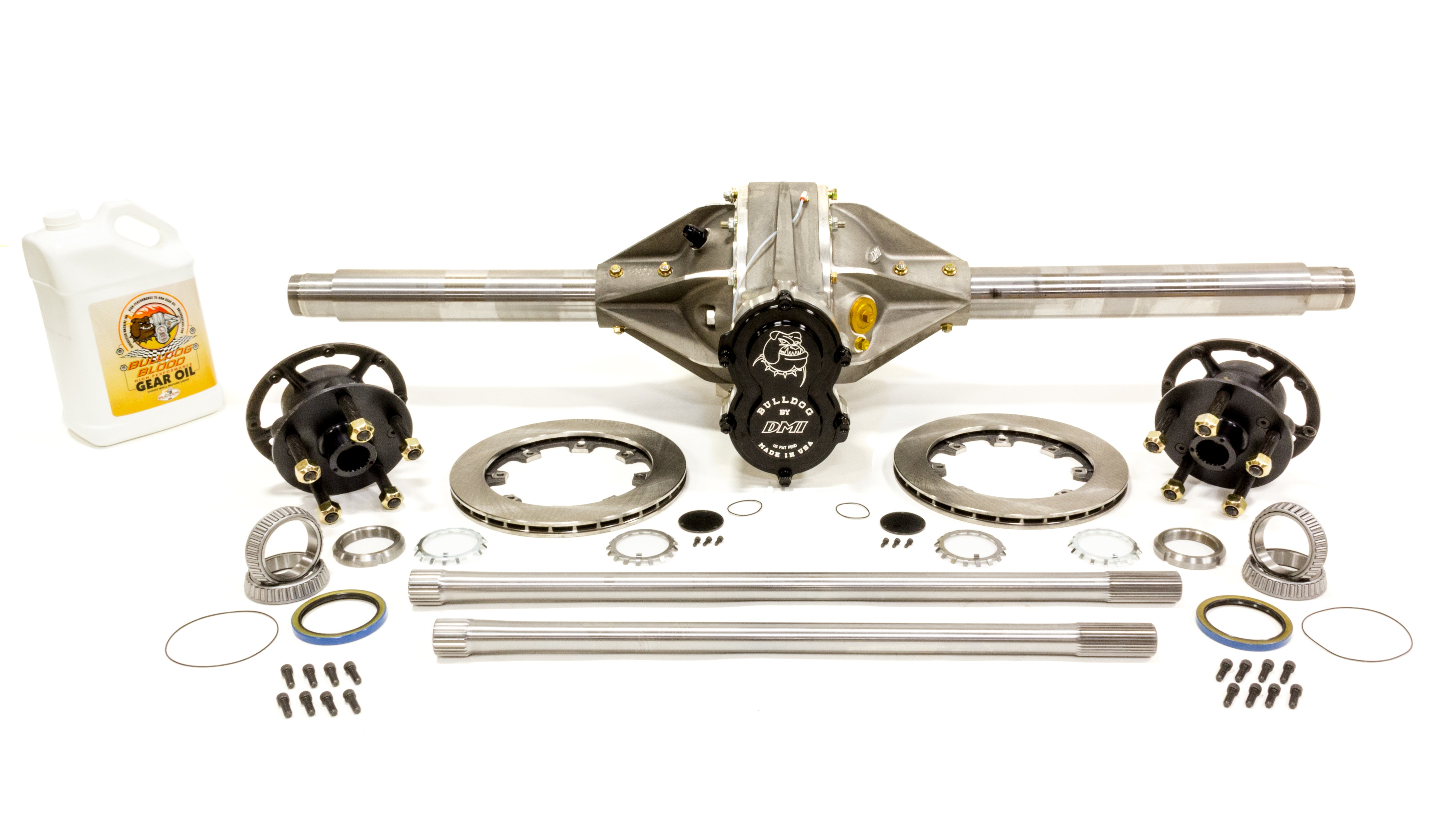 Diversified Machine Q/C Rearend Sat 4.86 w/ Tubes Hubs Rotors Hollow DMIIMCA4.86SAT-HA-KIT-2