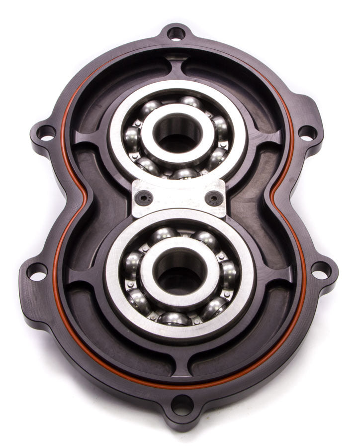 Diversified Machine Billet Alum Rear Cover w/Bearings Black DMIRRC-1386B