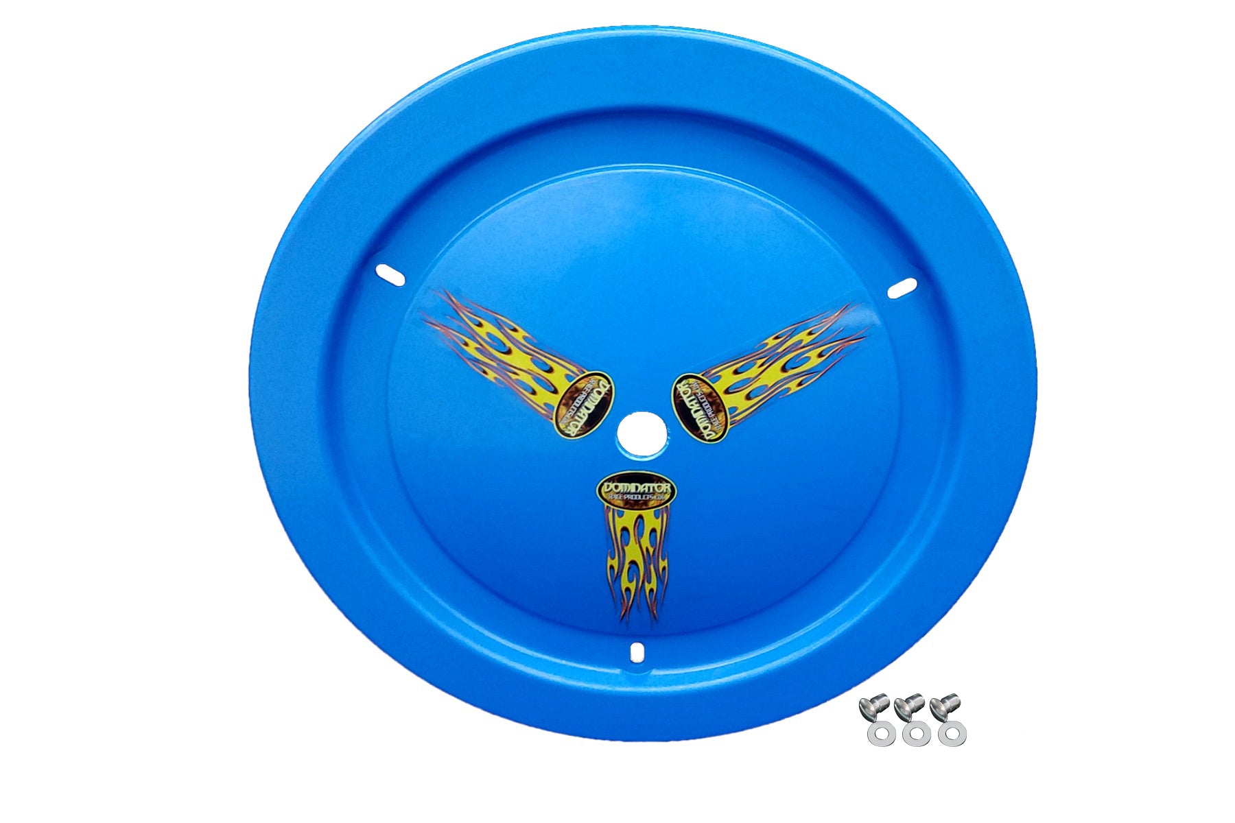 Dominator Racing Products Wheel Cover Dzus-On Blue Real Style DOM1006-D-BL