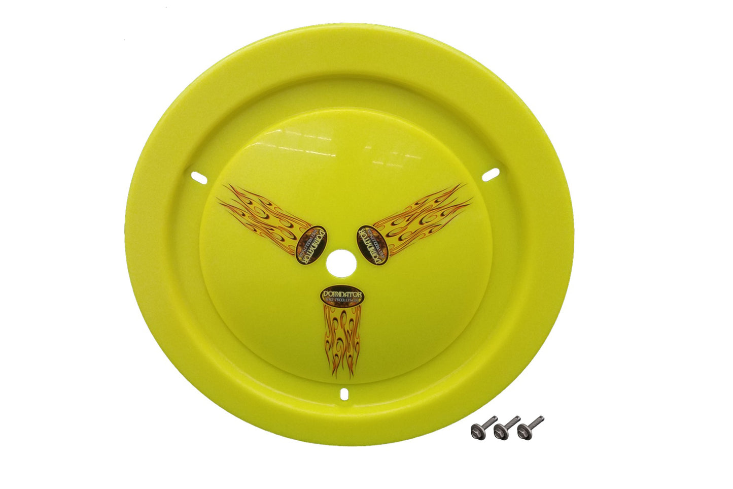 Dominator Racing Products Wheel Cover Bolt-On Fluo Yellow DOM1012-B-FYE