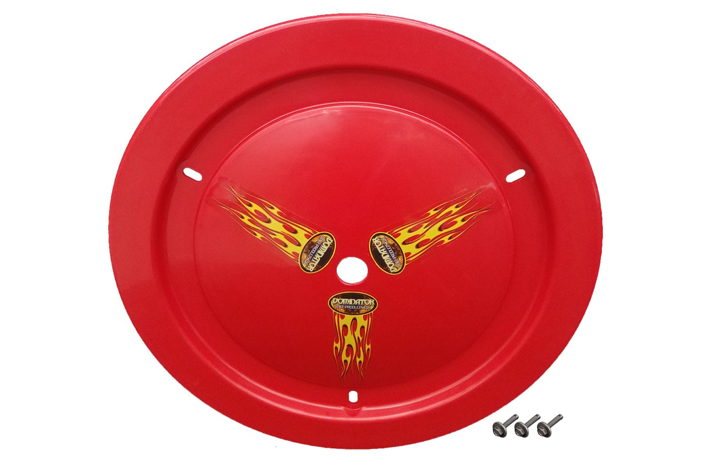 Dominator Racing Products Wheel Cover Bolt-On Red DOM1012-B-RD