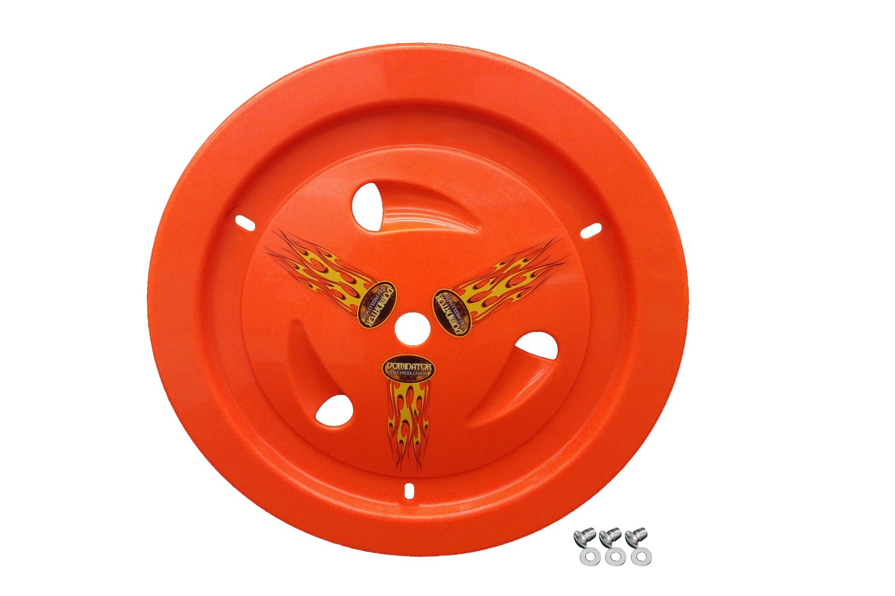 Dominator Racing Products Wheel Cover Bolt-On Fluo Orange DOM1013-B-FOR