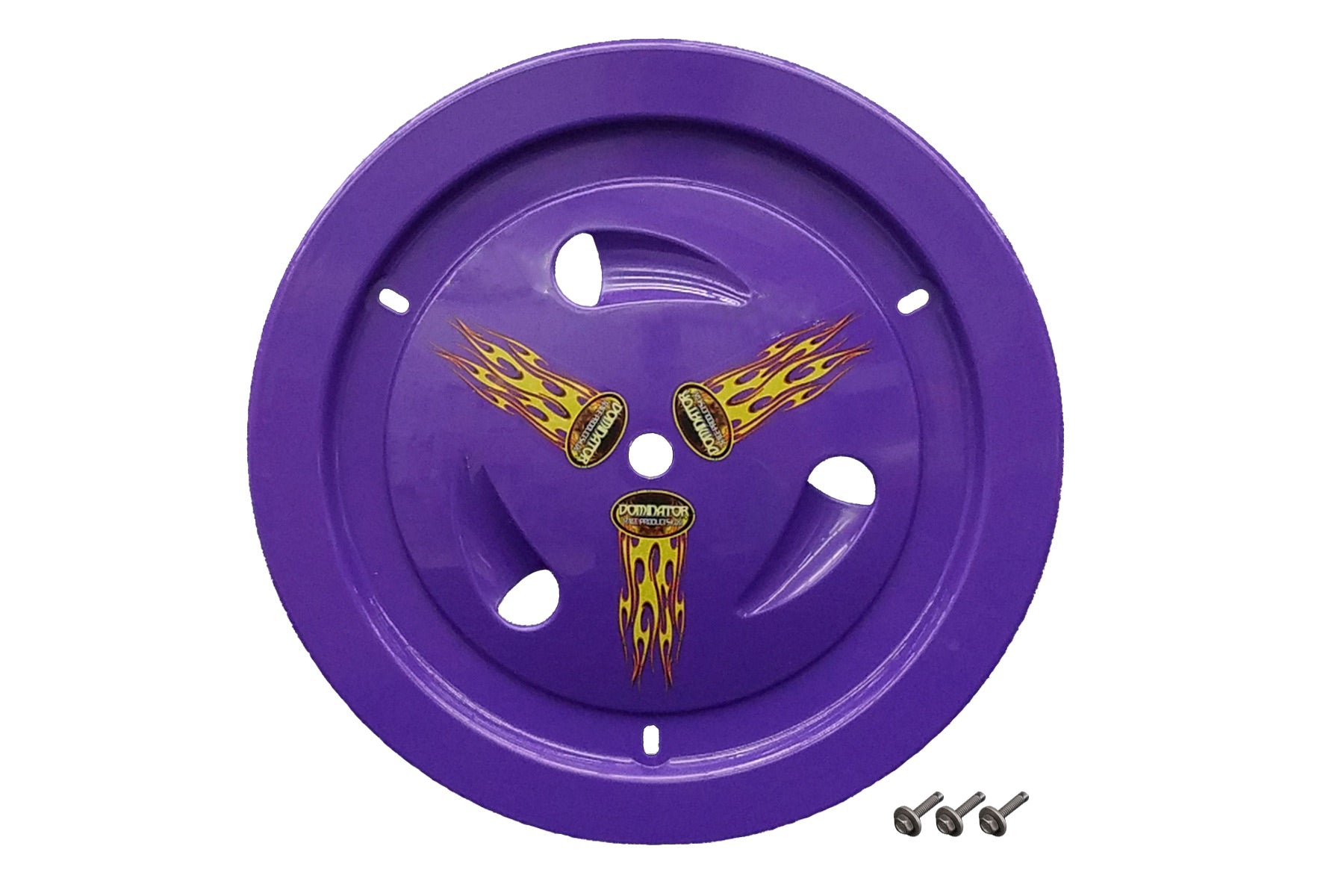 Dominator Racing Products Wheel Cover Bolt-On Purple DOM1013-B-PU