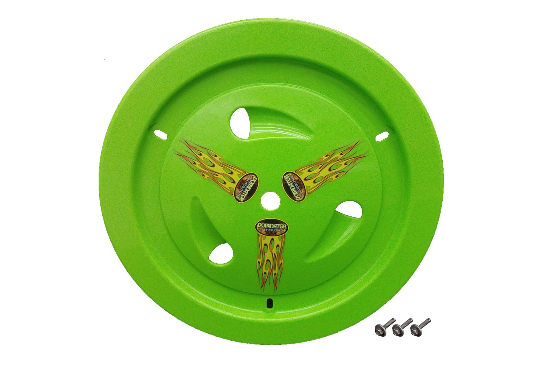 Dominator Racing Products Wheel Cover Bolt-On Xtr Green DOM1013-B-XG