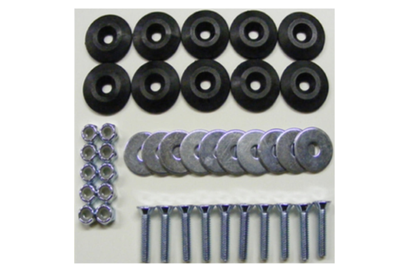 Dominator Racing Products Body Bolt Kit Black 10 Pack DOM1200-BK