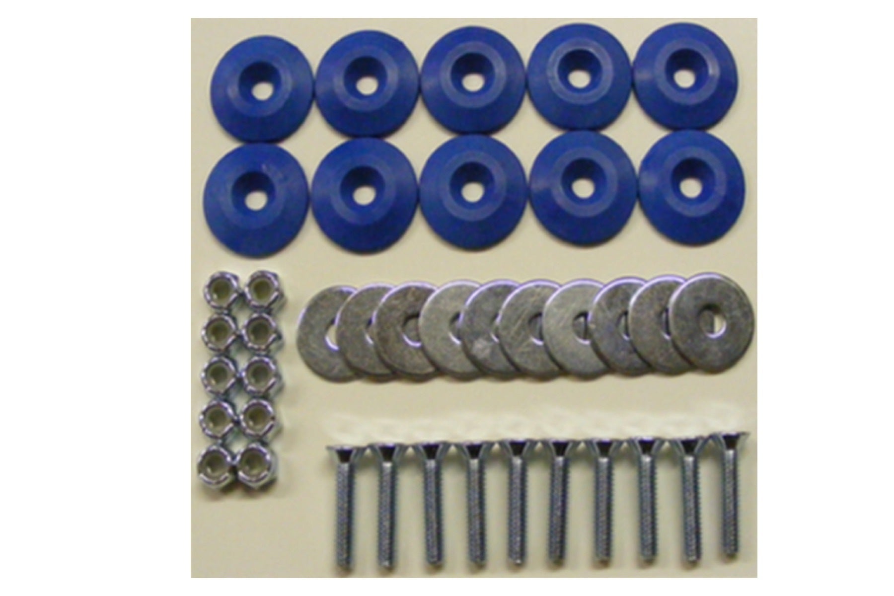 Dominator Racing Products Body Bolt Kit Blue 10 Pack DOM1200-BL