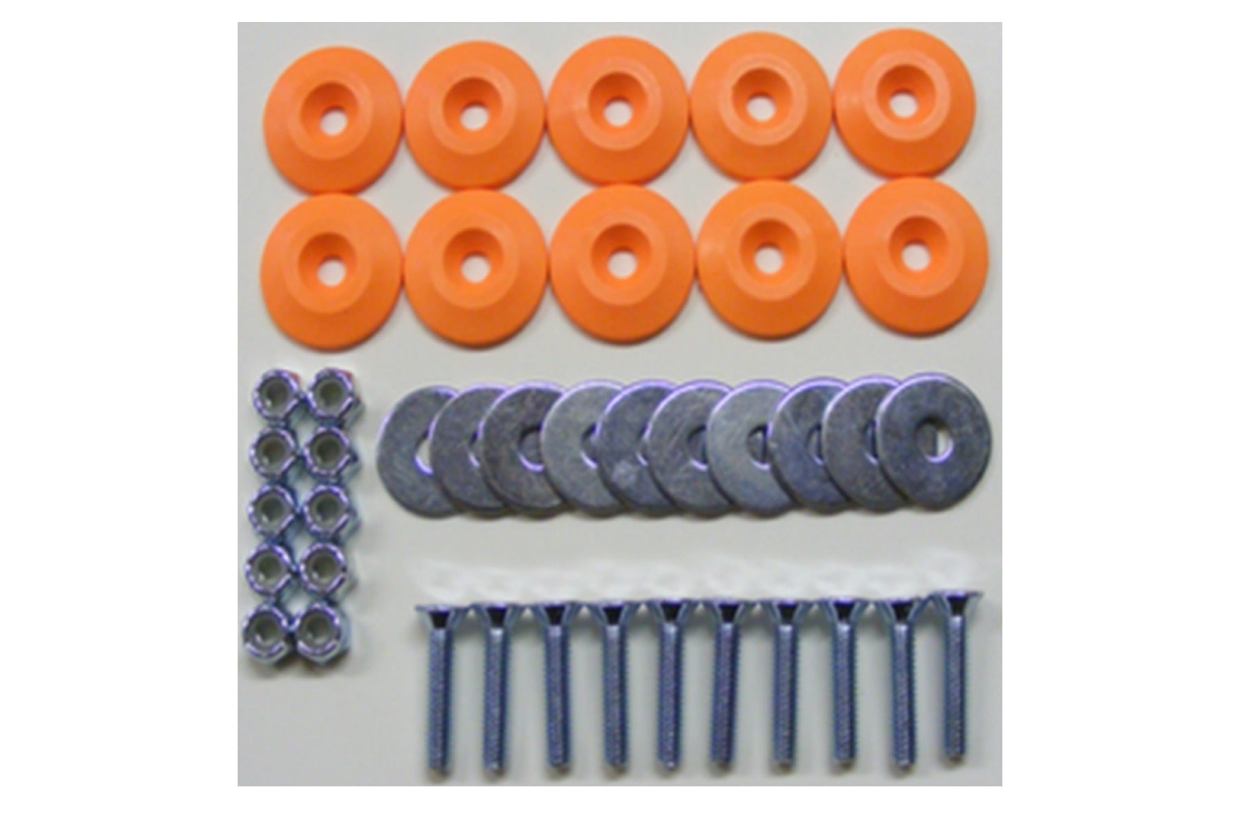 Dominator Racing Products Body Bolt Kit Orange 10 Pack DOM1200-OR