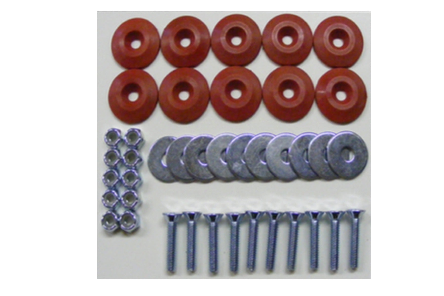 Dominator Racing Products Body Bolt Kit Red 10 Pack DOM1200-RD