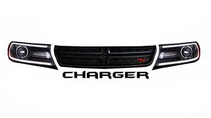 Dominator Racing Products Nose Graphics Charger DOM219