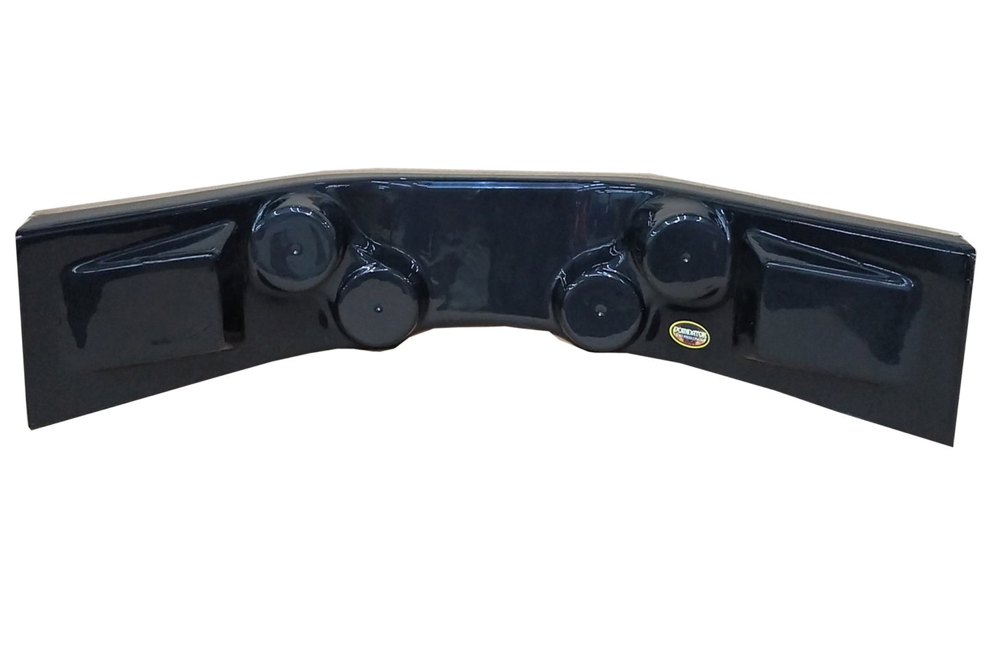 Dominator Racing Products Dash Panel Curved Black 30in w x 12in d x 6.5in DOM910-BK