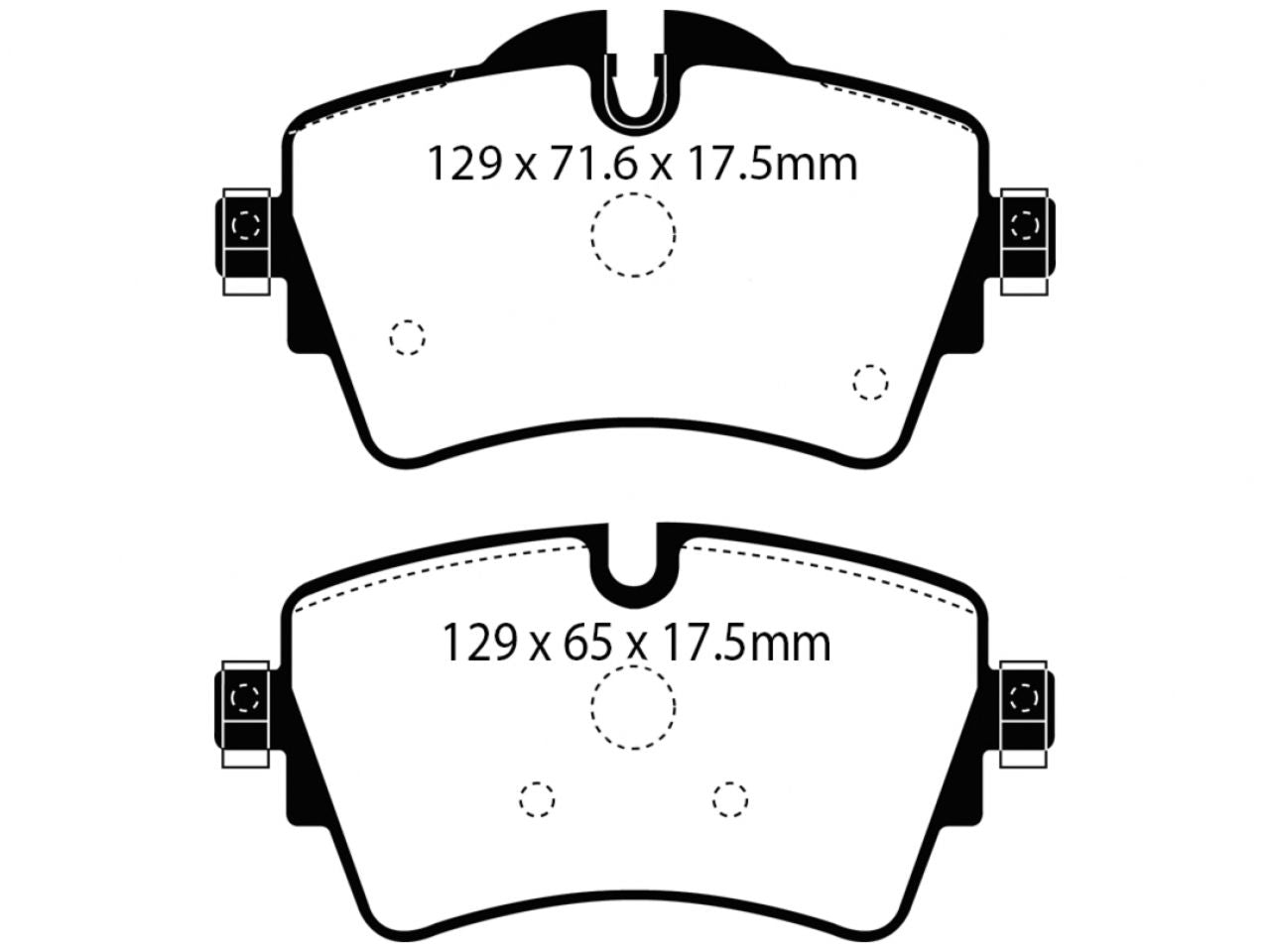 EBC 14+ Mini Hardtop 2.0 Turbo Cooper S Yellowstuff Front Brake Pads