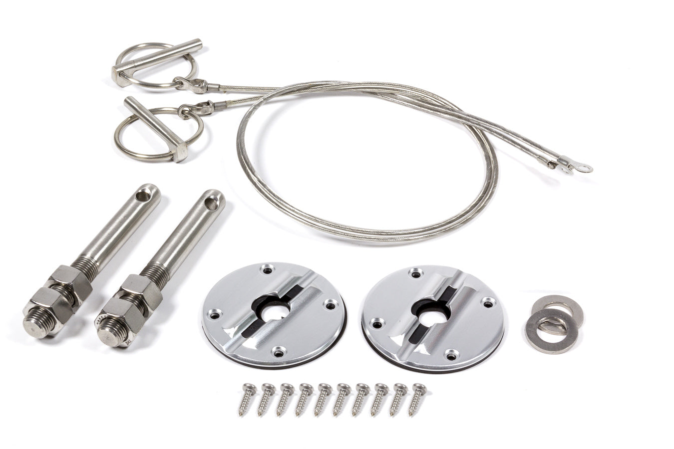 Drake Automotive Group Billet Hood Pin Kit 15- Mustang DRAFR3Z-6316892-CL