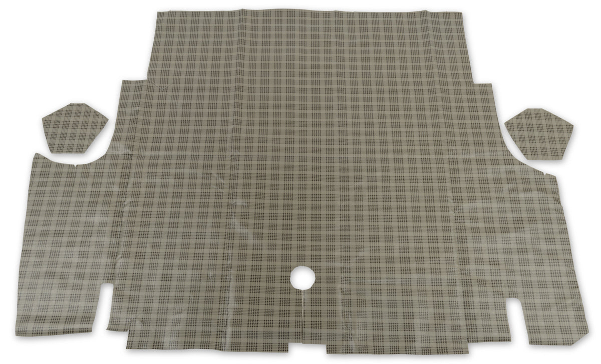 Drake Automotive Group 65-66 Mustang Trunk Mat Plaid DRATM-FM-CPCV-65P