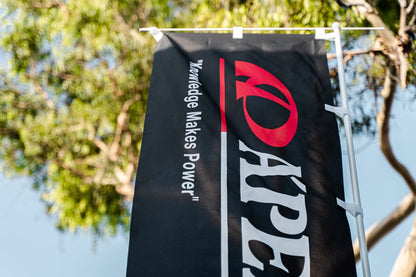Apexi A'PEXi "Knowledge Makes Power" Nobori Flag - Limited Edition *Discontinued