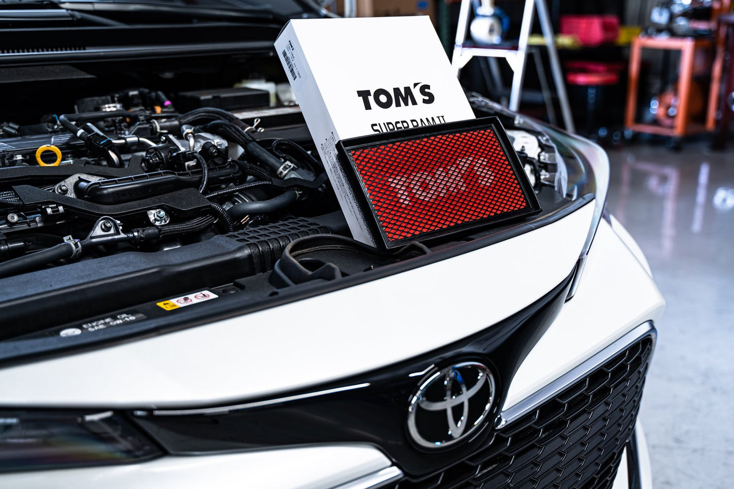 TOM'S Racing Air Filter Super Ram II - 86 (17-20) / GR86, BRZ (21+) / C-HR(17+) / RAV4 (20+) / Camry (18+) / Corolla HB (19+) / ES300h / UX200 / NX350h/ NX450h
