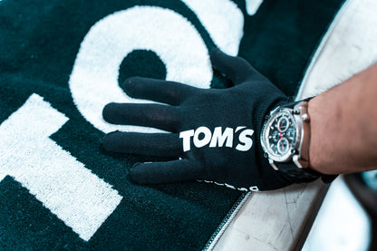 Apexi TOM'S Racing Logo Gloves Black *Discontinued
