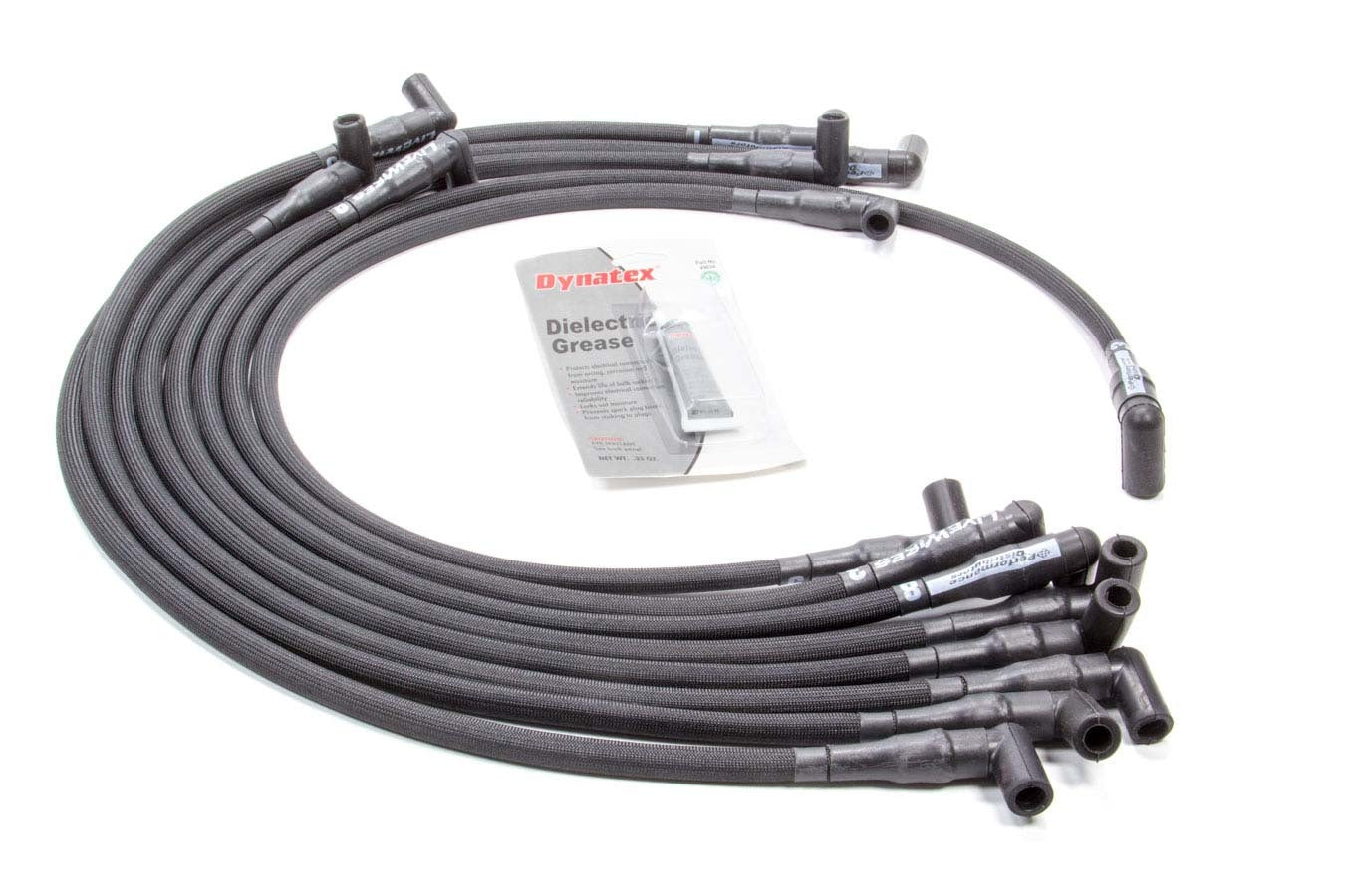 Performance Distributors Live Wires SBC Under Headers HEI 90 Deg Black DUIC9051BK