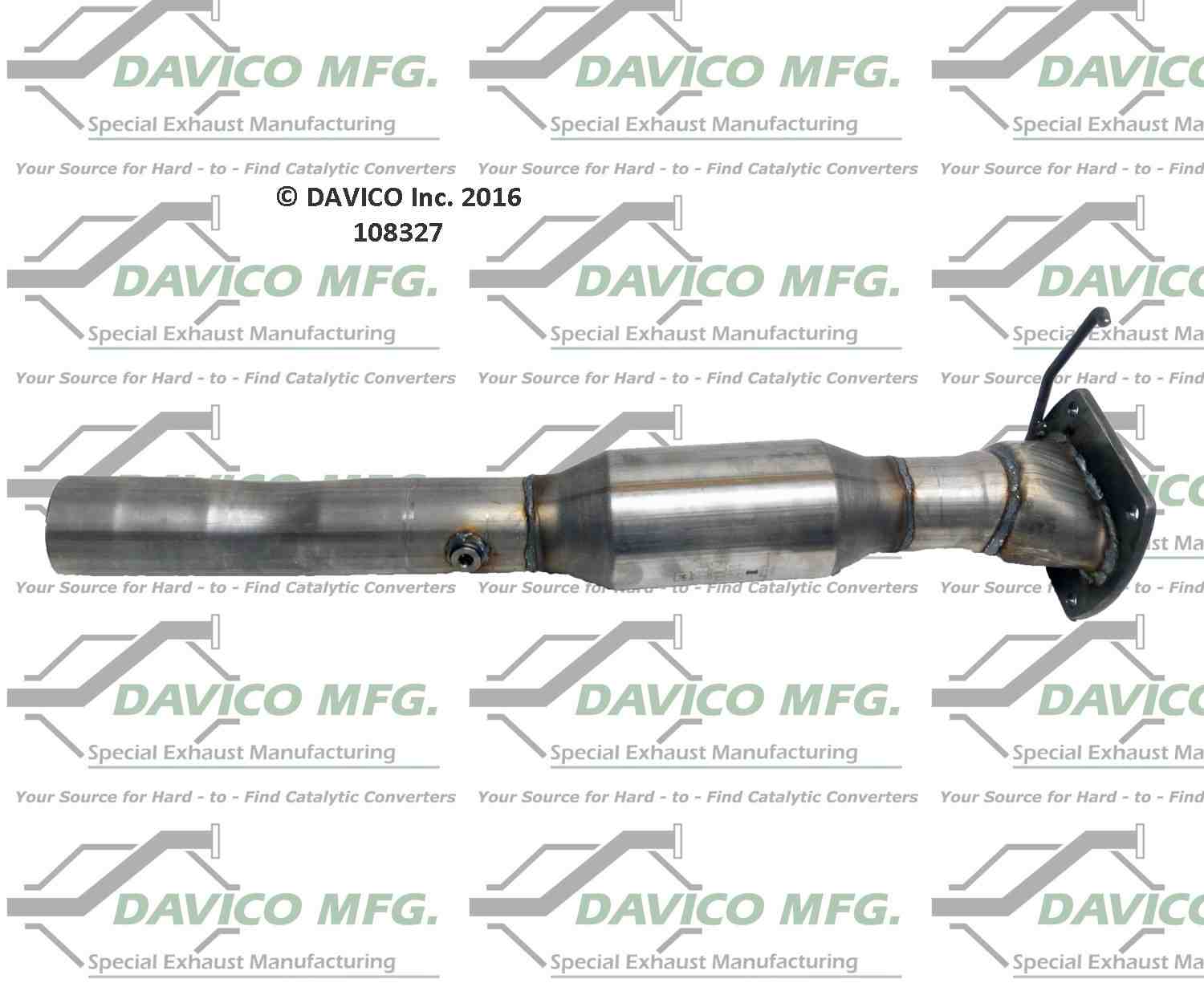 Davico Mfg Direct Fit CARB  top view frsport 108327