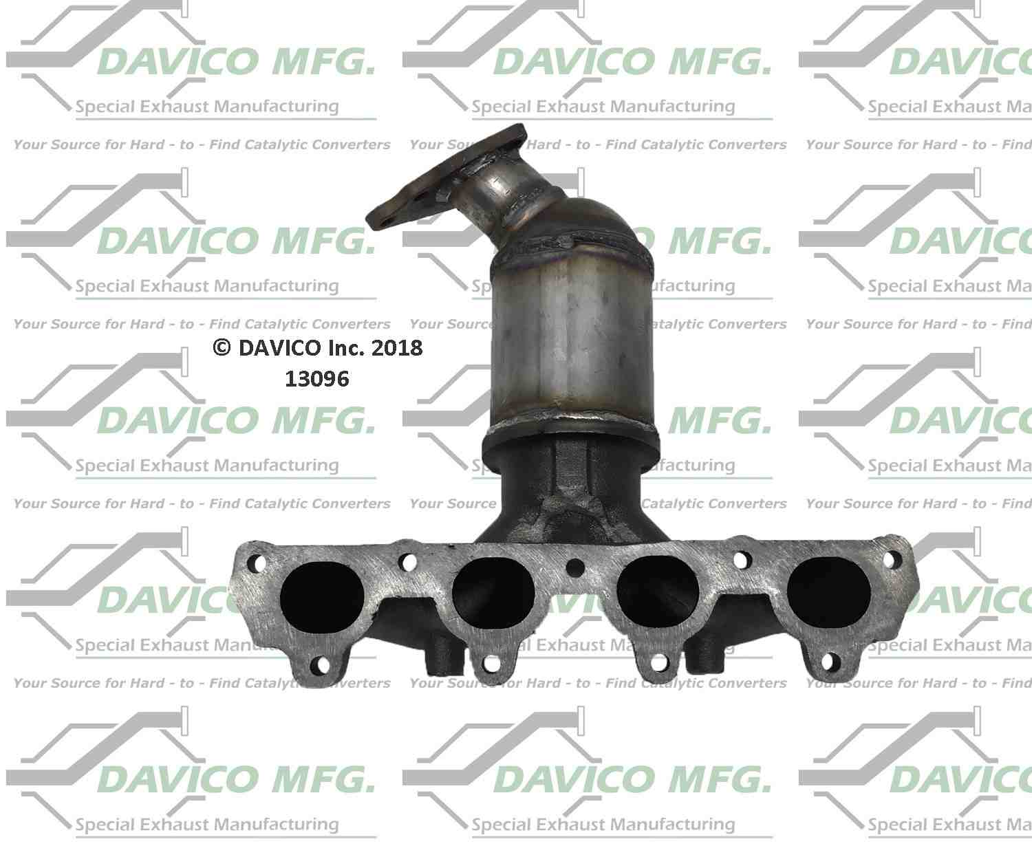 davico mfg exact-fit catalytic converter - manifold  frsport 13096