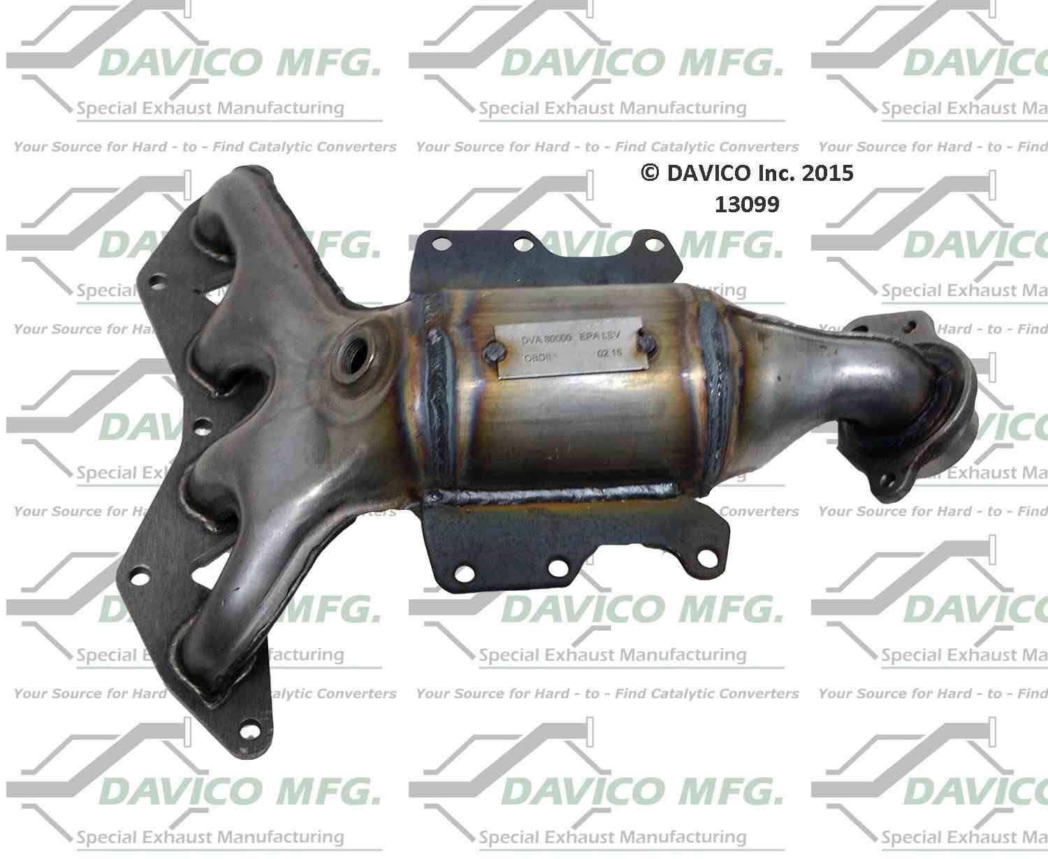 davico mfg exact-fit catalytic converter - manifold  frsport 13099