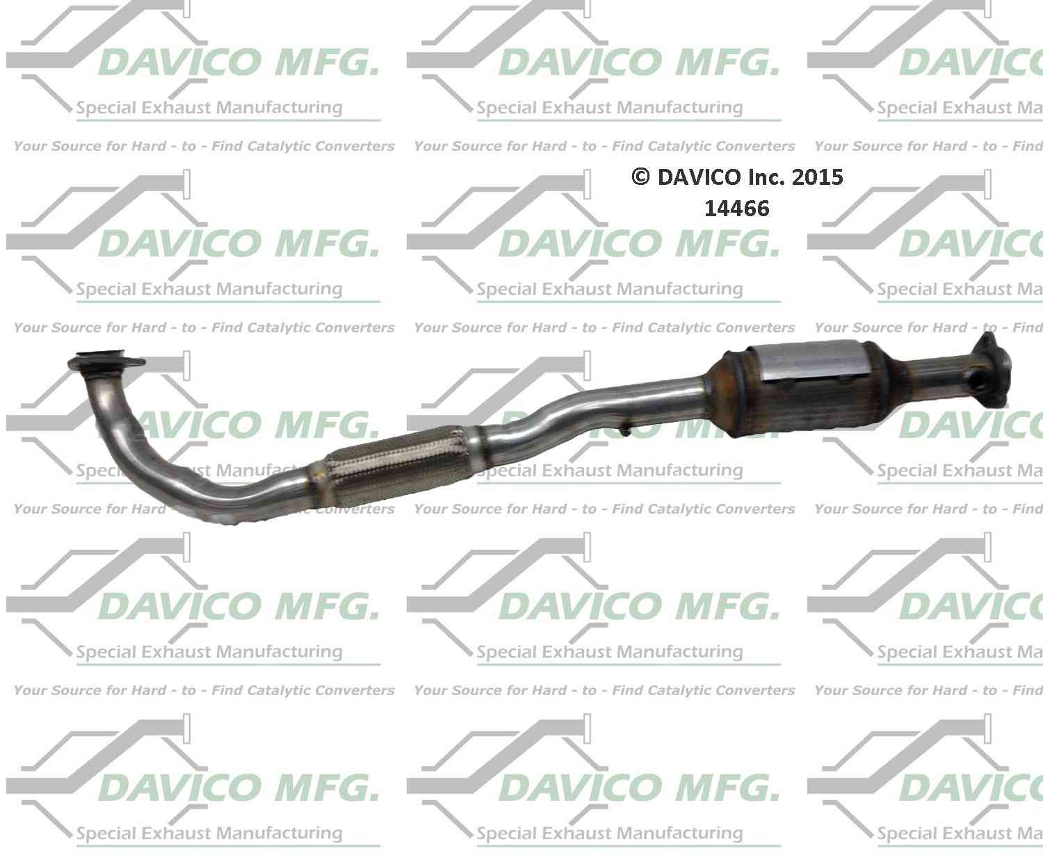 davico mfg exact-fit catalytic converter  frsport 14466