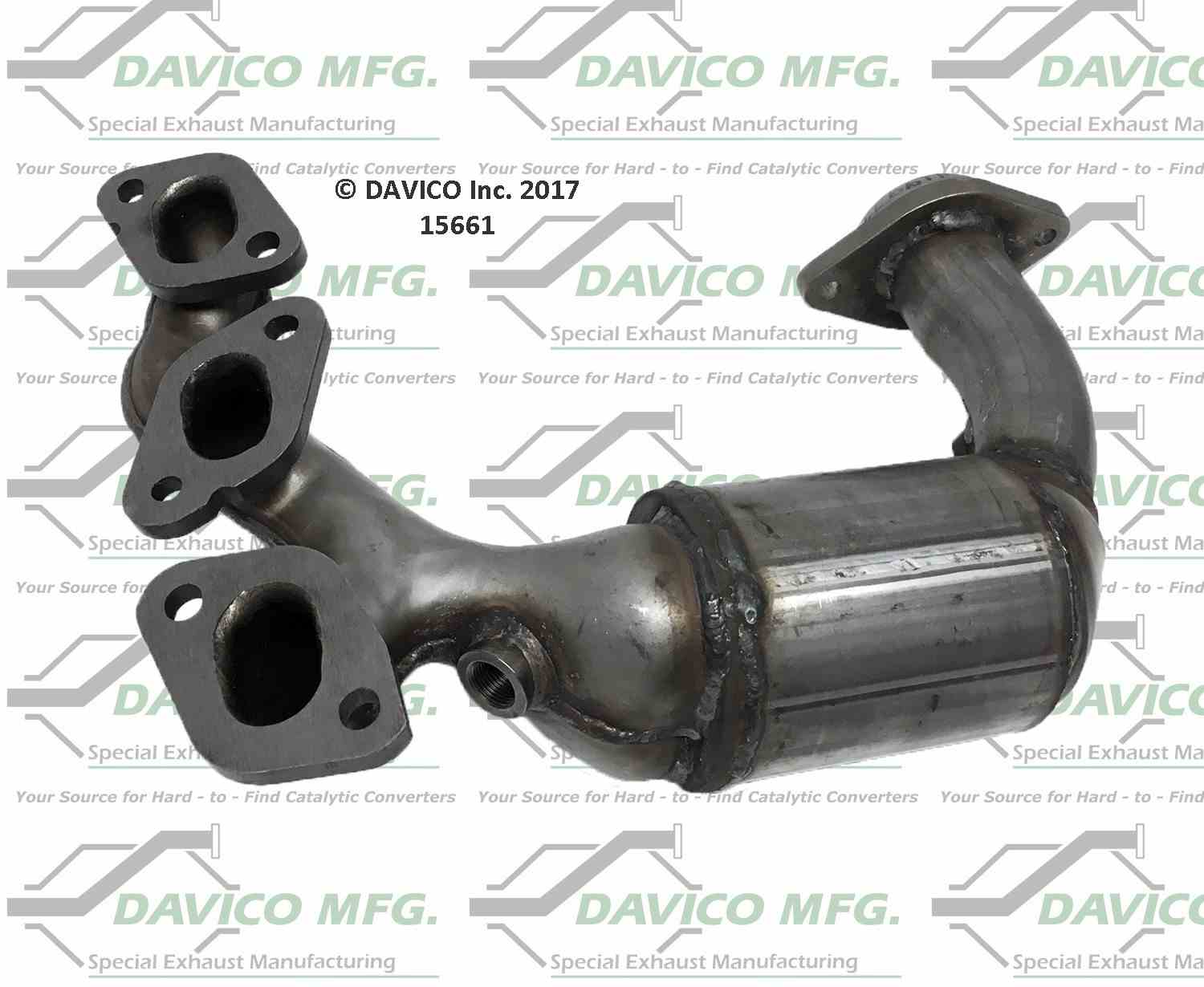 davico mfg exact-fit catalytic converter-manifold  frsport 15661