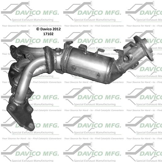 davico mfg exact-fit catalytic converter - manifold  frsport 17102