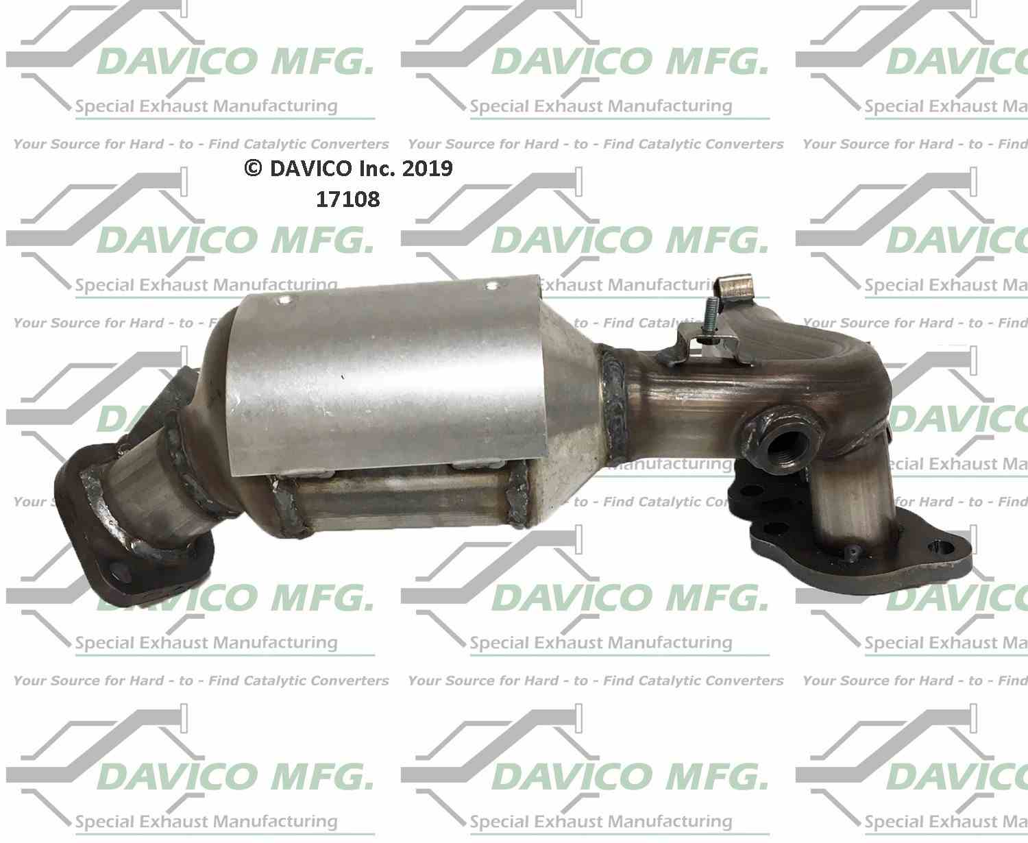 davico mfg exact-fit catalytic converter - manifold  frsport 17108