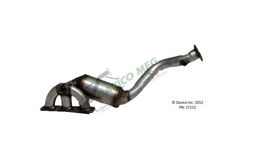 Davico Mfg Exact-Fit Catalytic Converter - Manifold  top view frsport 17112