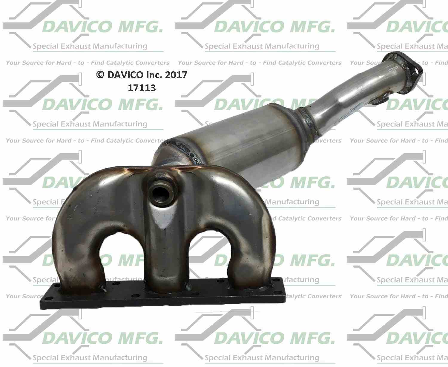 davico mfg exact-fit catalytic converter - manifold  frsport 17113