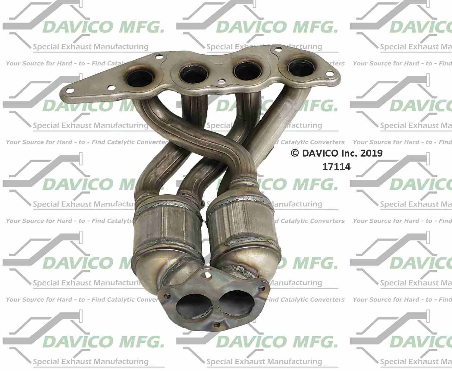 davico mfg exact-fit catalytic converter - manifold  frsport 17114