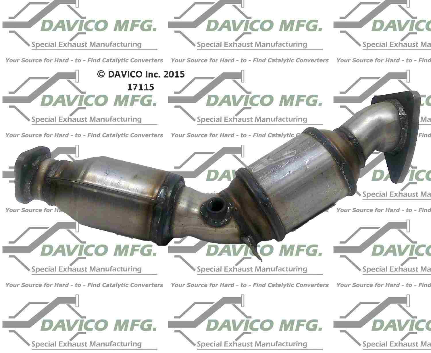 davico mfg exact-fit catalytic converter - manifold  frsport 17115