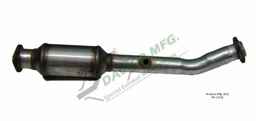 Davico Mfg Exact-Fit Catalytic Converter  top view frsport 17126