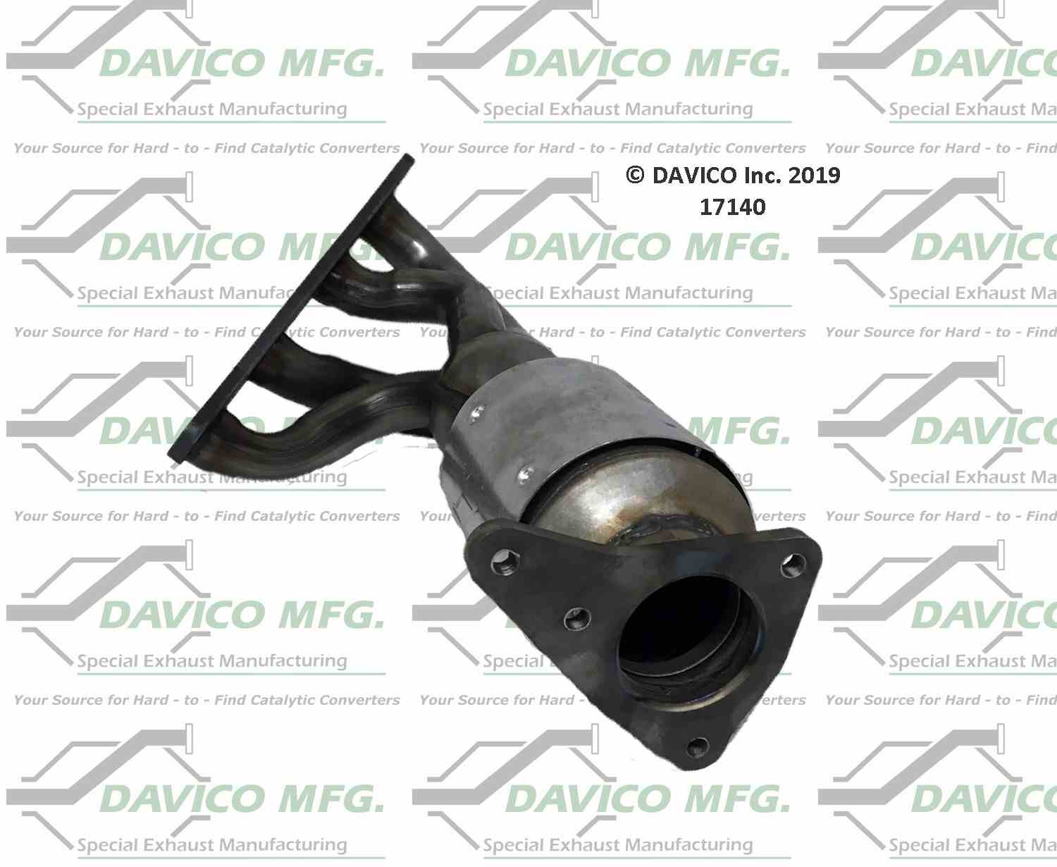 davico mfg exact-fit catalytic converter - manifold  frsport 17140