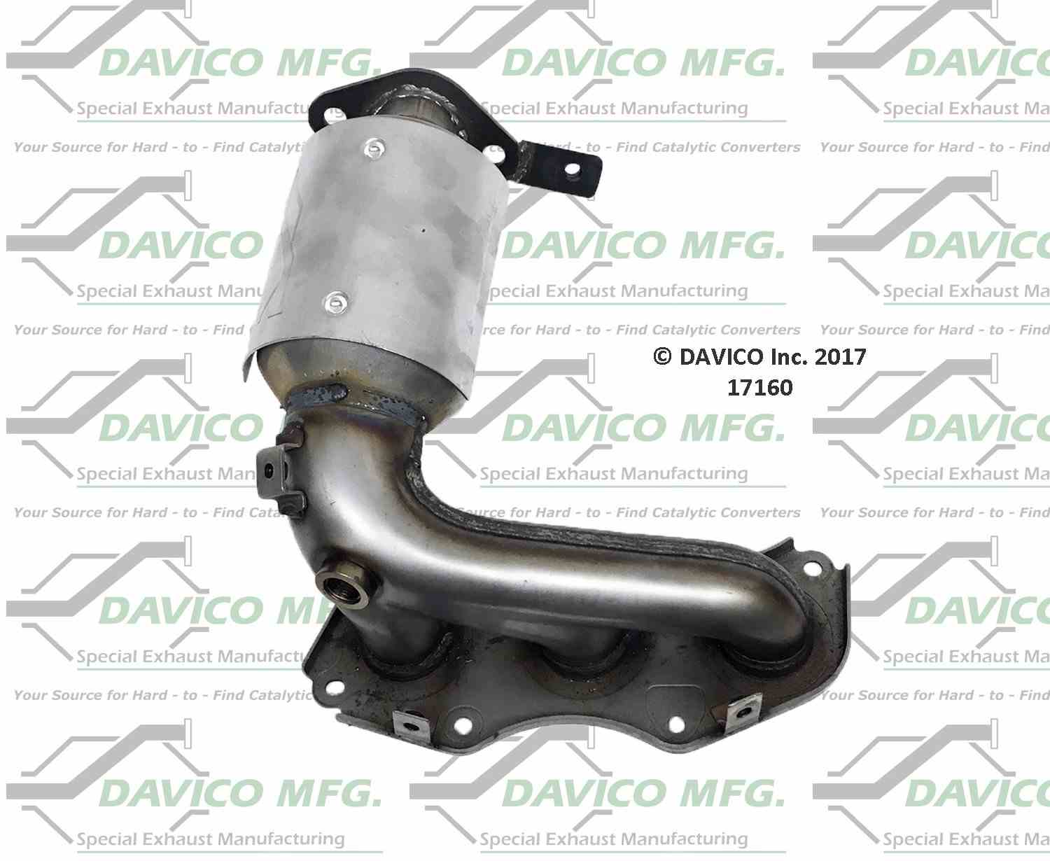 davico mfg exact-fit catalytic converter - manifold  frsport 17160